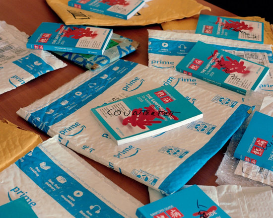 亚马逊上的盗版《桑福德抗菌治疗指南》。图片来源：《纽约时报》