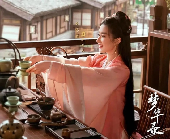 ▲图：腾讯自制电视剧《梦华录》热播