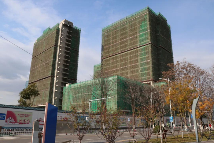 通州宾馆因违规建设曾被开出天价罚单 &nbsp;中房报记者崔军民 摄