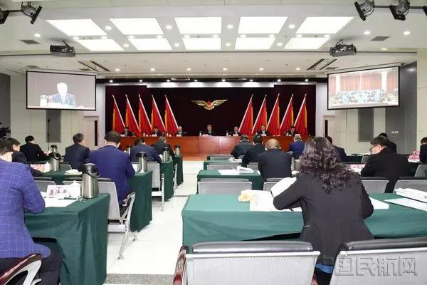 2021年全国民航工作会议、全国民航安全工作会现场（张哈斯巴根/摄）