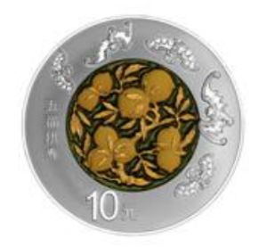 30克圆形精制银质纪念币背面图案