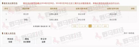 上图来源于国家企业信用信息公示系统
