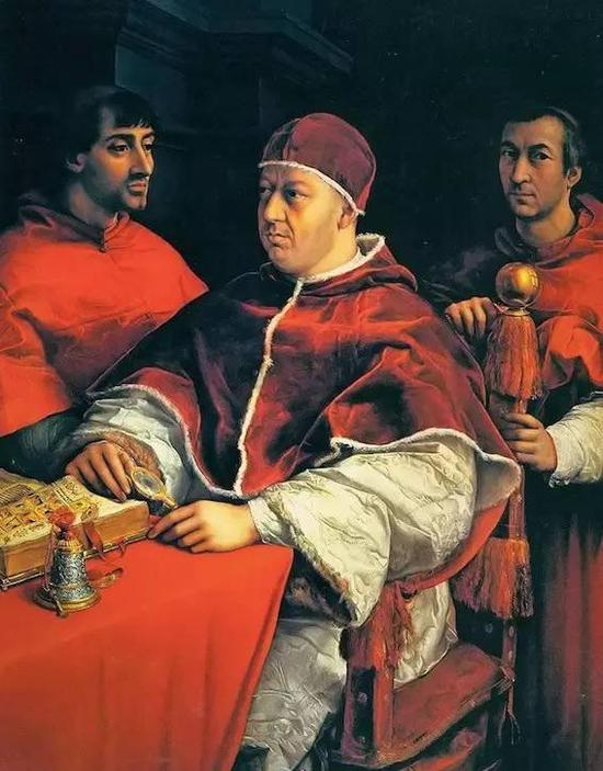 &nbsp;《教皇里奥十世与两位红衣主教》