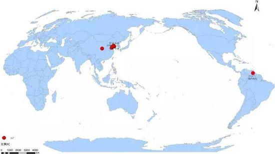山东黄金全球业务（矿山）分布