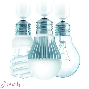 与传统灯泡相比，LED灯具备很多优点。@视觉中国