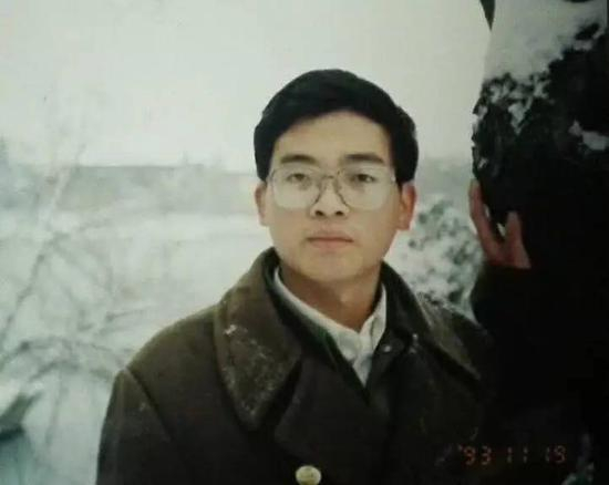 ▲1993年，刚进入北大时