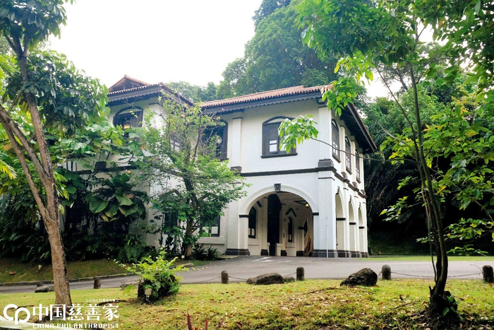 绿树掩映中的盛大国际总部