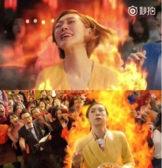 RIO与三得利的广告画面有多个相似镜头。