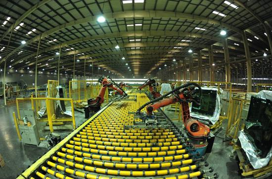 福耀集团浮法生产线 &nbsp;&nbsp;图片来源：被访者供图