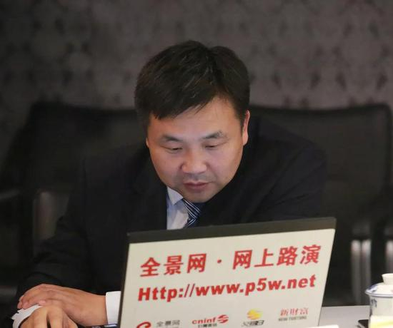 天奈科技董秘蔡永略（图片来源全景网）