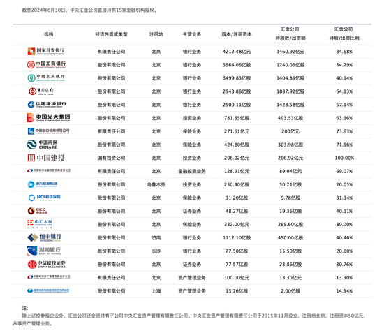 图源：中央汇金官网