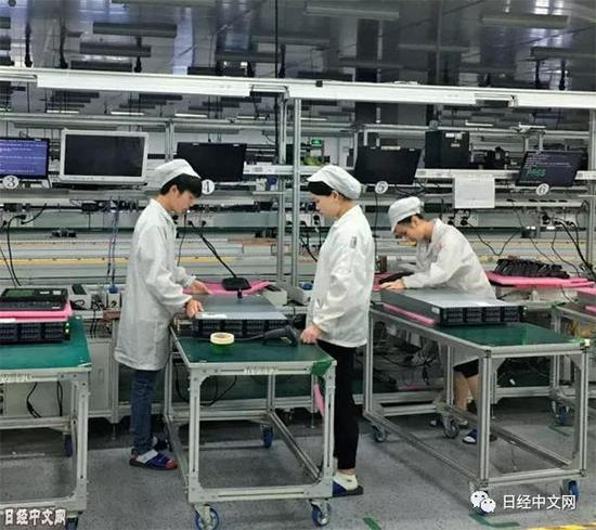 位于大陆的鸿海工厂（资料图）