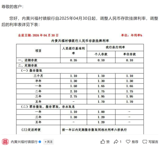 图片来源：内黄兴福村镇银行微信公众号