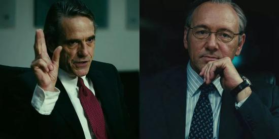 杰瑞米·艾恩斯（左）和凯文·史派西（右）