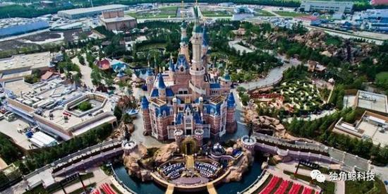 ▲上海迪士尼鸟瞰