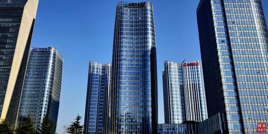  △江苏省淮安市水渡口商务区&nbsp;中新社发 周长国 摄