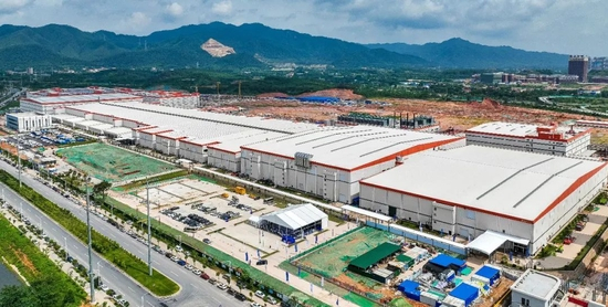 位于广东瑞庆的宁德时代工厂，图源宁德时代官微