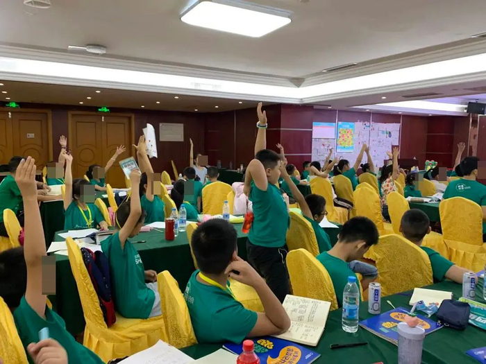 △我们营地课孩子的积极状态