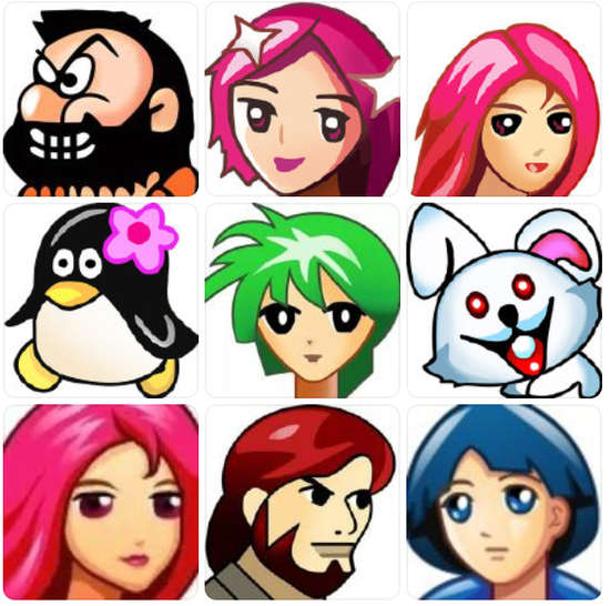 　QQ早期头像，图源：新浪微博