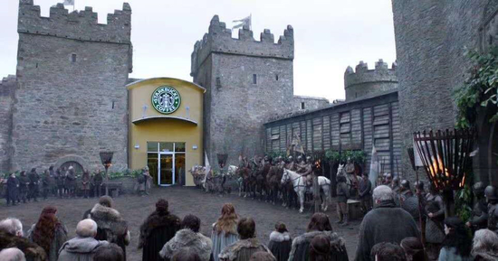 或者将龙母“请到”星巴克做店员：