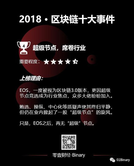 EOS，一度被认为是区块链3.0版本，被区块链世界寄予厚望。