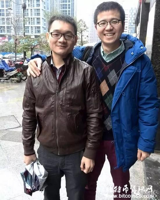 （2013年冬，在南宁初次见面的长铗与宋欢平）