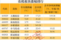 央行重磅发文，金融支持乡村振兴，两只概念股年报净利翻倍