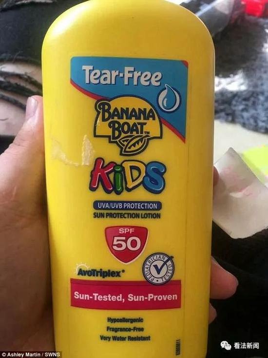 香蕉船防晒霜