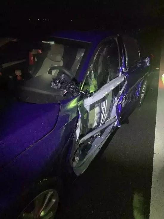 ▲有雅阁车主因“失速”遭遇交通事故