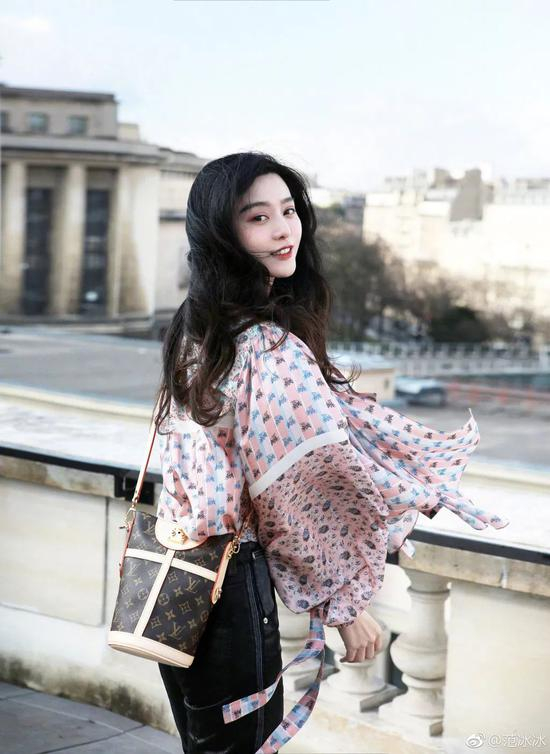  范冰冰。来源：范冰冰微博