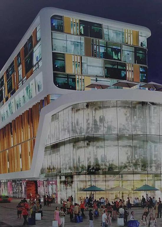 网传的上海宜家荟聚购物中心效果图