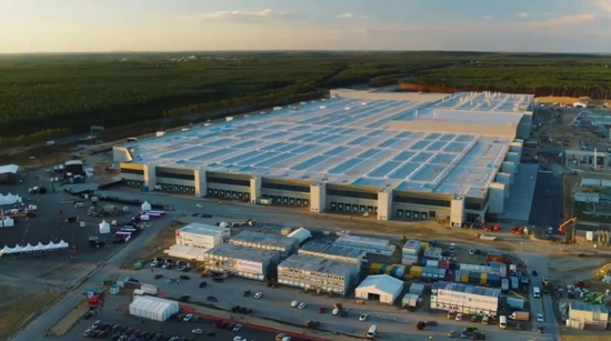 特斯拉德国超级工厂，图源特斯拉官微