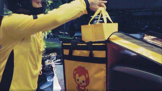 在新加坡，外卖 　　骑手资源紧缺