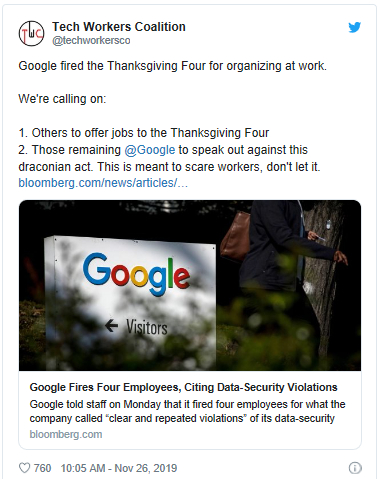 科技员工联盟的推特