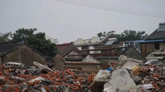 河西片区拆迁现场