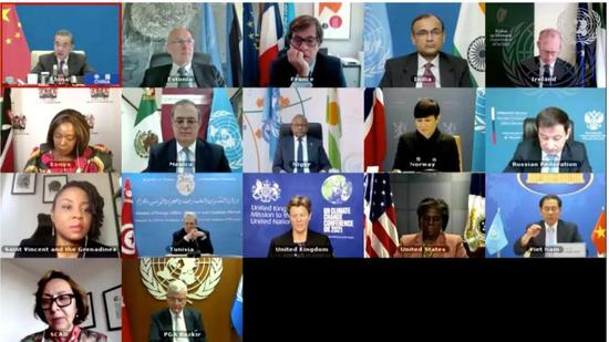 ©️&nbsp;联合国视频截图 |&nbsp;5月7日举行的安理会