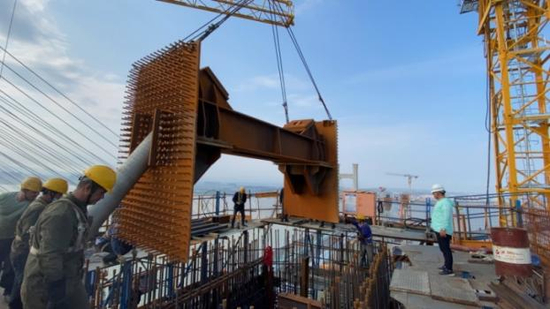 ▲ 耐海洋大气腐蚀镍系桥梁钢&nbsp;&nbsp;（图源：铁四院严爱国团队）