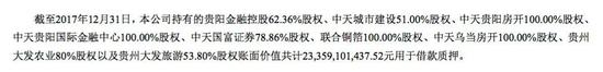 上图截自中天金融2017年报