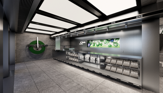 图为GXG在武汉开设的全新旗舰店