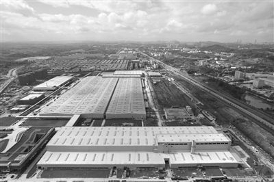 南宁产投汽车邕宁产业园比亚迪10GWh动力电池扩产项目。张建伟 摄