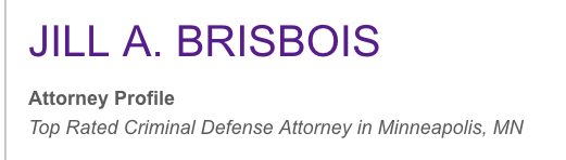 吉尔律师在当地被评为Top Rated刑辩律师