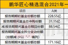 鹏华名将王宗合一季度如何调仓? 匠心精选减持超半数重仓股