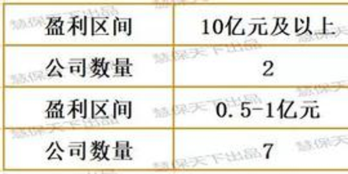非上市财险净利润排名:17年盈利33亿 18年却亏