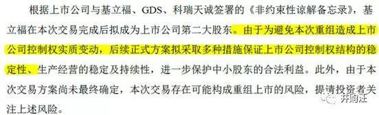 （截图二：维护上市公司控制权稳定）