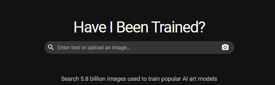 图片来源：Have I Been Trained?