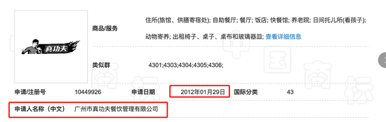 这些受争议的商标注册已超十年 / 中国知识产权商标查询网