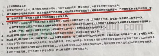 刘先生的续学合同协议