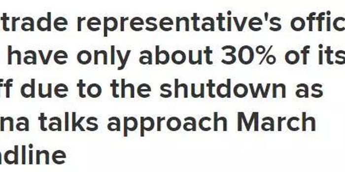 中美贸易谈判关键时刻 美贸易代表办公室没钱
