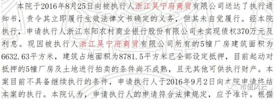 （注：法院裁定书）