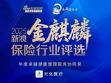 元化医疗斩获“2025新浪金麒麟保险行业评选”年度卓越健康管理服务协同奖